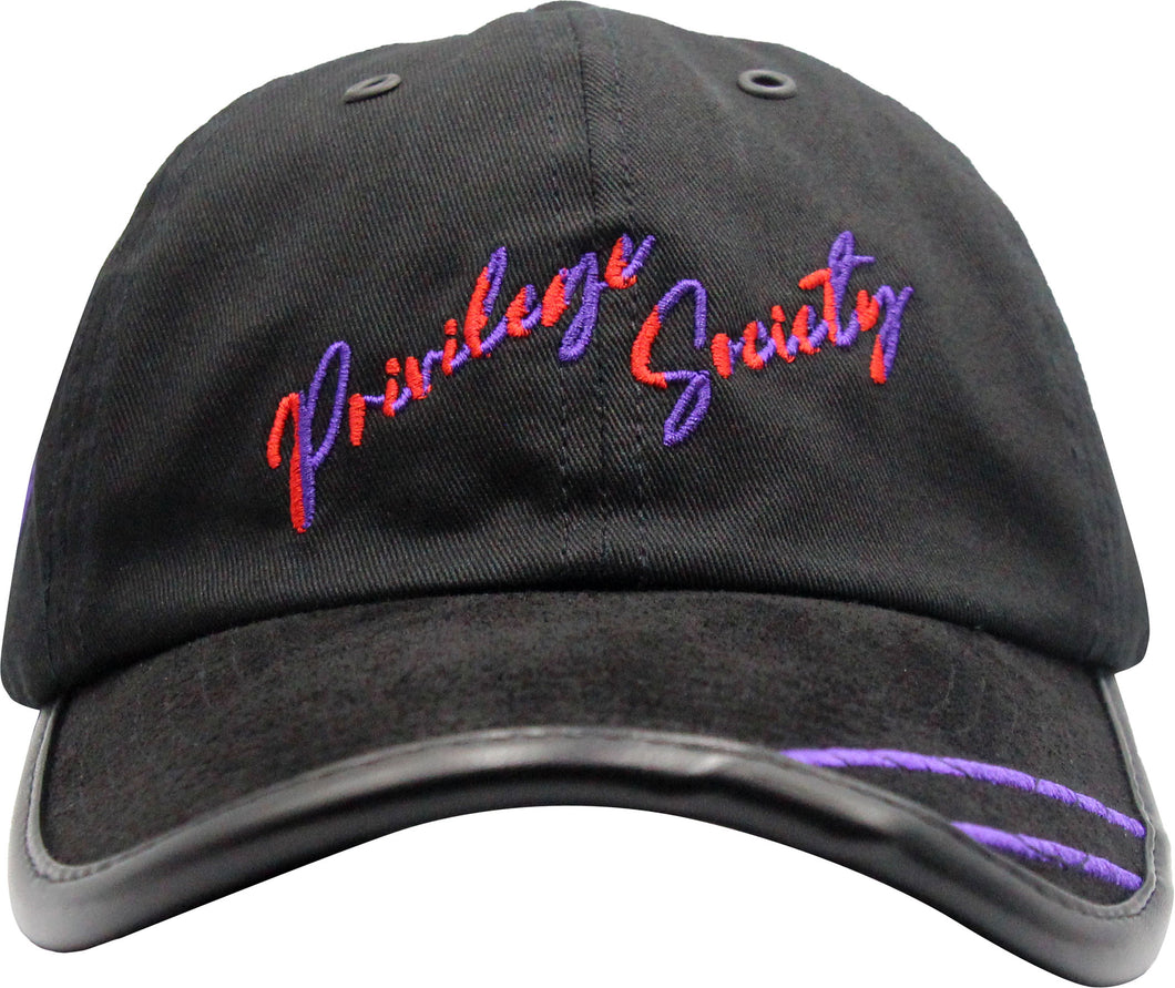 PS Limited Script Dad Hat, Black/Purple
