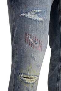 Men's Stitch Work  Skinny Jean
