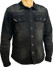 Load image into Gallery viewer, Black Oil - Button Up Denim Shirt