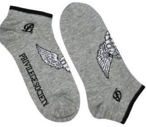 *PS Grenade Wings Ankle Socks - Grey/Black