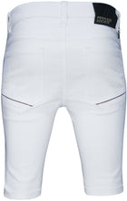 Load image into Gallery viewer, Men&#39;s White Fire Denim Shorts PS2020S-103